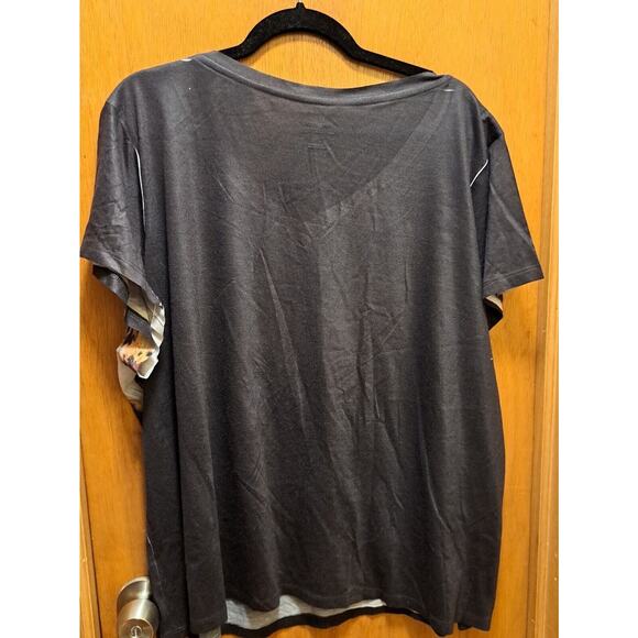 Women's Plus Daisy Fuentes T-Shirt 3X - Picture 4 of 9